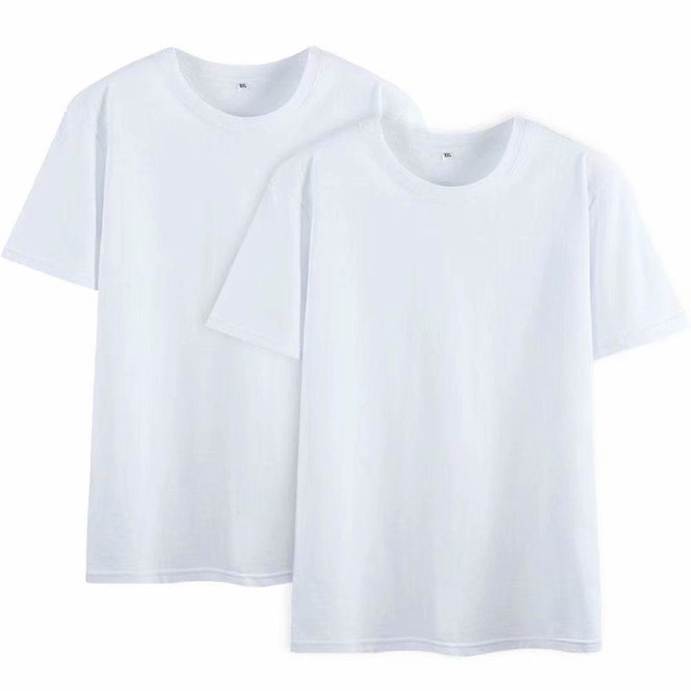 180G Cotton Summer Men's Short-Sleeved T-Shirt, Men's Round Neck Cultural Shirt